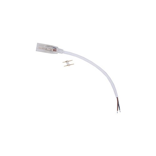 Коннектор Ecola LED strip 220V connector кабель питания 150мм с муфтой и разъемом IP68 для ленты 12x7 /SCJN12ESB/