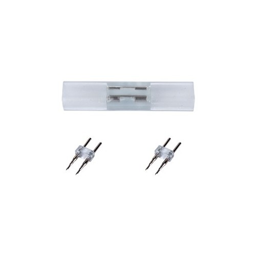 Коннектор Ecola LED strip 220V connector комплект для упрощенного соединения лента-лента 2-х конт для ленты IP68 12x7 /SCNN12ESB/
