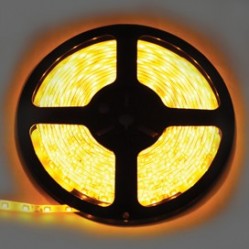 Лента светодиодная Ecola LED strip STD 4,8W/m 12V IP20 8mm 60Led/m на катушке 5м yellow желтая /S2LY05ESB/