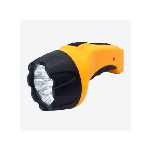 Фонарь ручной аккумуляторный MLA 02 4LED 120Lm 8ч 1 режим, з/у 230В ЧЕРНО-ЖЁЛТЫЙ IN HOME фото 1