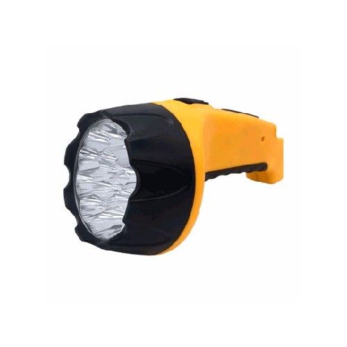 Фонарь ручной аккумуляторный MLA 04 15LED 200Lm 6ч 3 режима, з/у 230В ЧЕРНО-ЖЁЛТЫЙ IN HOME фото 1