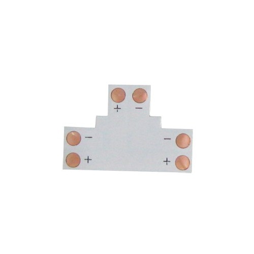 Коннектор Ecola LED strip connector гибкая соед плата T для зажимного разъема 2-х конт 10 mm уп 5 шт /SC21FTESB/