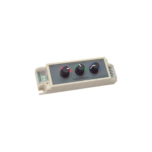 Контроллер Ecola LED strip RGB controller (Dimmer) 108W 12V 9A (216W 24V) с ручками д/управления /CDM09AESB/ фото 1