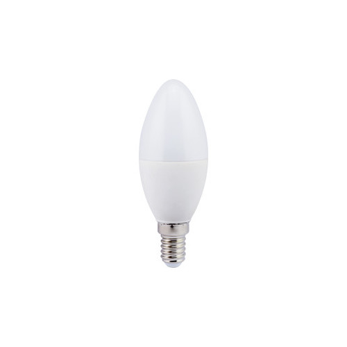 Лампа светодиодная Ecola candle LED 7,0W 220V E14 2700K 525 Лм свеча 105x37 /C4LW70ELC/