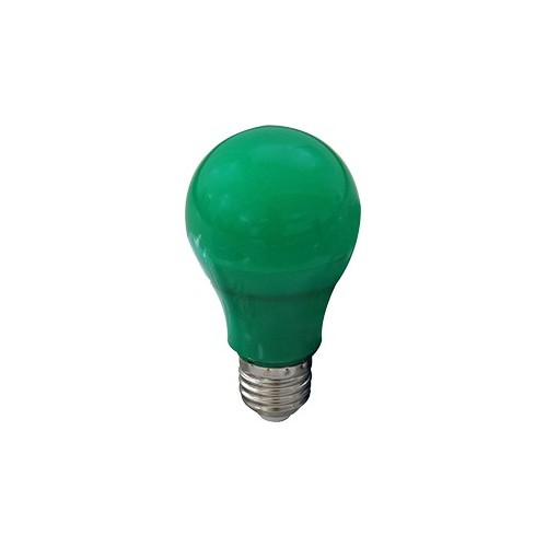 Лампа светодиодная Ecola classic LED color 12,0W A60 220V E27 360° (композит) green зеленая 110x60 /K7CG12ELY/