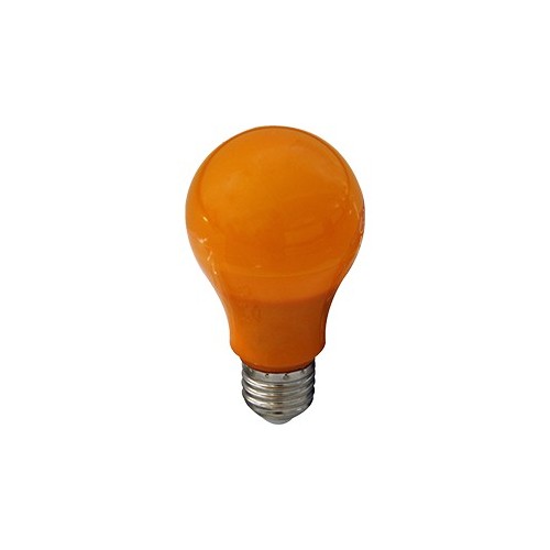 Лампа светодиодная Ecola classic  LED color  12,0W A60 220V E27 Orange Оранжевая 360° (композит) 110x60 