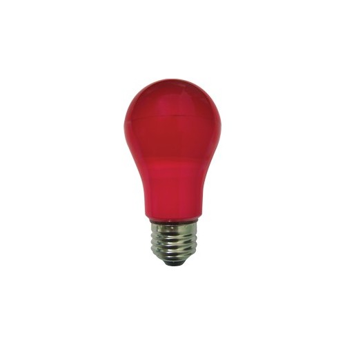 Лампа светодиодная Ecola classic LED color 8,0W A55 220V E27 360° (композит) red красная 108x55  /K7CR80ELY/ фото 1