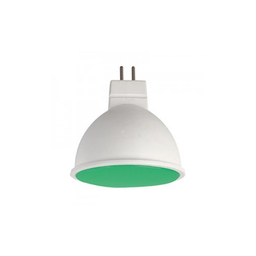 Лампа светодиодная Ecola MR16 LED color 7,0W 220V GU5.3 матовое стекло (композит) green зеленый 47х50 /M2TG70ELC/ фото 2