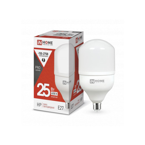 Лампа светодиодная LED-HP-PRO 25Вт 230В E27 4000К 2380Лм IN HOME фото 1