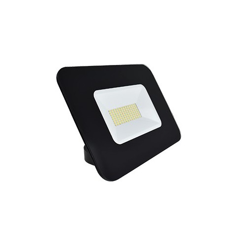 Прожектор светодиодный Ecola Projector LED 50,0W 220V 2800K IP65 тонкий черный 234x174x44 /JPBW50ELB/ фото 1