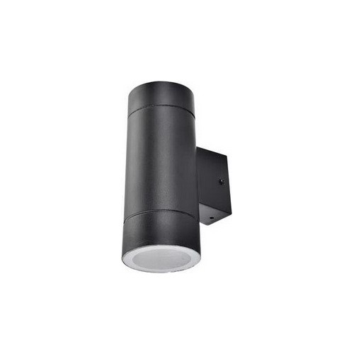 Светильник накладной  Ecola GX53 LED 8013A IP65 прозрачный Цилиндр металл. 2*GX53 черный 205x140x90 /FB53C2ECH/