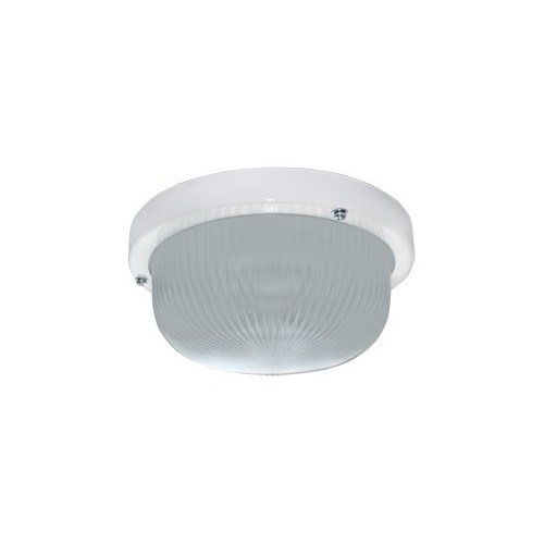 Светильник накладной Ecola Light GX53 LED ДПП (DPP) 03-7-101 Круг IP65 1*GX53 матовое стекло белый 185х185х85 /TR53L1ECR/ фото 2