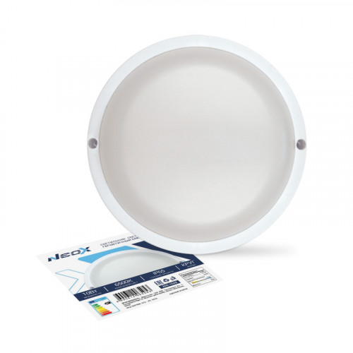 Светильник светодиодный герметичный СПП 1065-КРУГ 10Вт 6500К 900Лм IP65 115мм NEOX