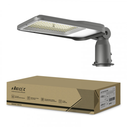 Светильник уличный линзованный светодиодный ДКУ-2UB 120Вт 230В 5000К 15000Лм 125лм/Вт универсальный IP65 NEOX фото 1