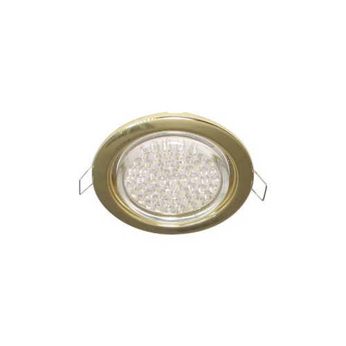Светильник встраиваемый Ecola GX53 H4 Downlight without reflector gold золото 38x106 - 2pack (FG53P2ECB) фото 2