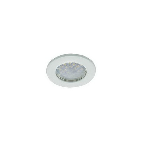 Светильник встраиваемый Ecola Light MR16 DL90 GU5.3 плоский белый 30x80 (кd74) /FW1611EFY/