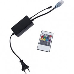 Ecola LED strip 220V RGB IR controller (IP20) 1000W 4,5A для ленты 220V 14x7 IP68 с инфракрасным пультом /CR141KESB/