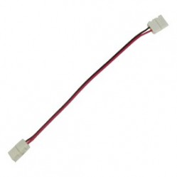 Коннектор Ecola LED strip connector соед кабель с двумя 2-х конт зажимными разъемами 8mm 15 см уп 3 шт /SC28C2ESB/