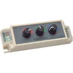 Контроллер Ecola LED strip RGB controller (Dimmer) 108W 12V 9A (216W 24V) с ручками д/управления /CDM09AESB/