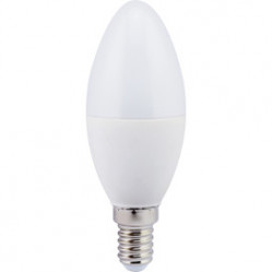 Лампа светодиодная Ecola candle LED 7,0W 220V E14 2700K 525 Лм свеча 105x37 /C4LW70ELC/