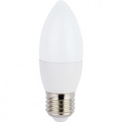 Лампа светодиодная Ecola candle LED 7,0W 220V E27 2700K 525Лм свеча (композит) 103x37 C7LW70ELC  