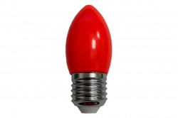 Лампа светодиодная Ecola candle LED color 2,0W 220V E27 свеча Red Красная 82х37 /C7TR20ELY/