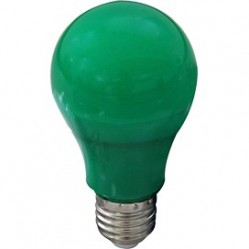 Лампа светодиодная Ecola classic LED color 12,0W A60 220V E27 360° (композит) green зеленая 110x60 /K7CG12ELY/