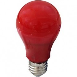 Лампа светодиодная Ecola classic LED color 12,0W A60 220V E27 Red Красная 360° (композит) 110x60