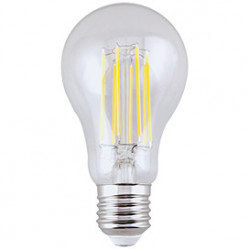 Лампа светодиодная Ecola classic LED Premium 13,0W A60 220-240V E27 2700K 360° filament прозр. нитевидная (Ra 80, 100 Lm/W, КП=0) 110x60 /N7LW13ELC/