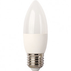 Лампа светодиодная Ecola Light candle LED 7,0W 220V E27 4000K свеча (композит) 103x37  /C7TV70ELC/