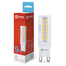 Лампа светодиодная LED-JCD 9Вт 230В G9 6500К 860Лм IN HOME