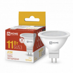 Лампа светодиодная LED-JCDR-VC 11Вт 230В GU5.3 3000К 990Лм IN HOME