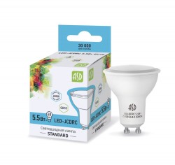 Лампа светодиодная LED-JCDRC-standard 5.5Вт 160-260В GU10 4000К
