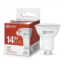 Лампа светодиодная LED-JCDRC-VC 14Вт 230В GU10 4000K 1260Лм IN HOME