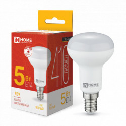 Лампа светодиодная LED-R39-VC 5Вт 230В Е14 3000К 410Лм IN HOME