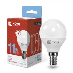 Лампа светодиодная LED-ШАР-VC 11Вт 230В Е14 6500К 1050Лм IN HOME