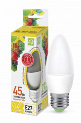 Лампа светодиодная LED-СВЕЧА-standard 5Вт 230В Е27 3000К 450Лм ASD