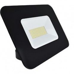 Прожектор светодиодный Ecola Projector LED 50,0W 220V 6000K IP65 тонкий черный 234x174x44 /JPBD50ELB/