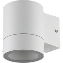 Светильник накладной Ecola GX53 LED 8003A IP65 прозрачный Цилиндр металл. 1*GX53 белый матовый 114x140x90 /FW53C1ECH/