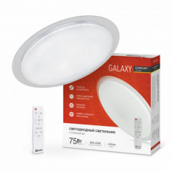 Светильник светодиодный COMFORT GALAXY 75Вт 230В 3000-6500K 6000Лм 560x85мм с пультом ДУ IN HOME