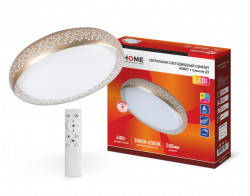 Светильник светодиодный COMFORT HONEY 60Вт 230В 3000-6500K 4800Лм 500х110мм c пультом ДУ IN HOME