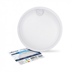 Светильник светодиодный герметичный СПП ИД-1565-КРУГ 15Вт 6500К 1350Лм с инфракрасн датчиком IP65 140мм NEOX