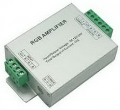 Усилитель для RGB ленты (Ecola LED strip RGB Amplifier 216W 12V 18A (с винтовыми клеммами) /AMP216ESB/